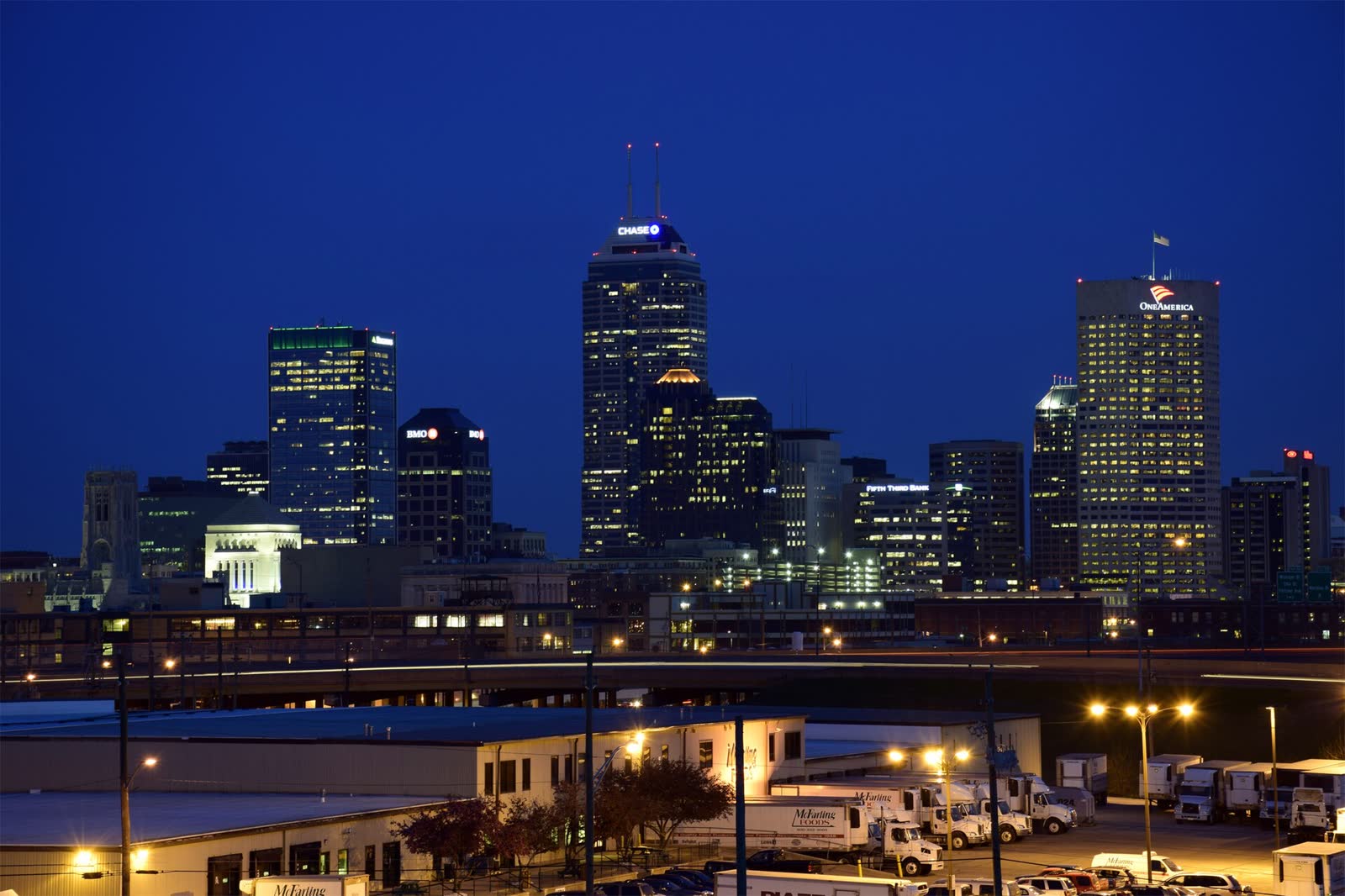 The downtown Indianapolis skyline. (File photo)