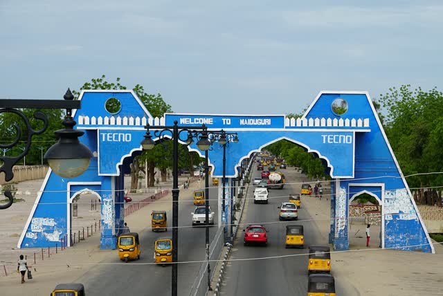 The city gate of Maiduguri, capital of Borno State, Nigeria. (File photo)