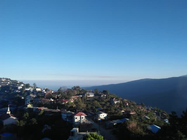 The hill town of Mindat in Myanmar's Chin State. (File photo)